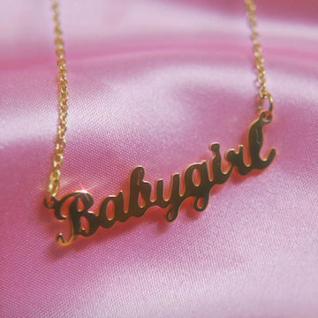 Classic Babygirl Necklace - Darlings Jewelry | Express Yourself Through Bling!