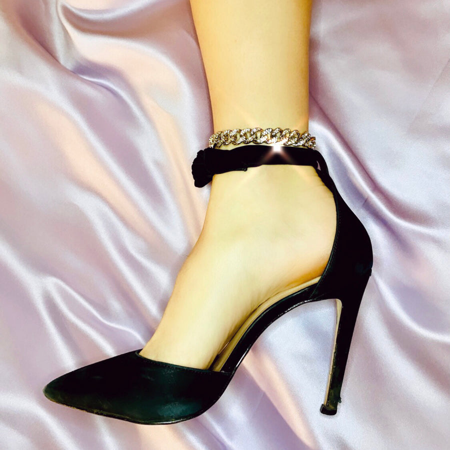 Cuban Luxe Anklet - Darlings Jewelry | Express Yourself Through Bling!