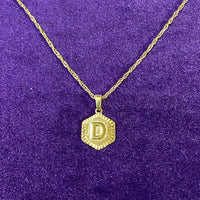 Roman Letter Pendant Necklace - Darlings Jewelry | Express Yourself Through Bling!