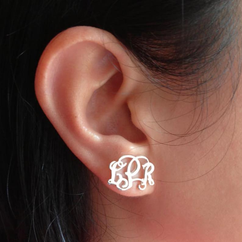 Fairytale Monogram Earrings - Darlings Jewelry | Express Yourself Through Bling!