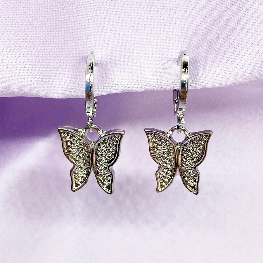 Butterfly Huggies - Darlings Jewelry | Express Yourself Through Bling!