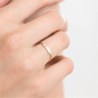 Engraved Stackable Ring - Darlings Jewelry | Express Yourself Through Bling!