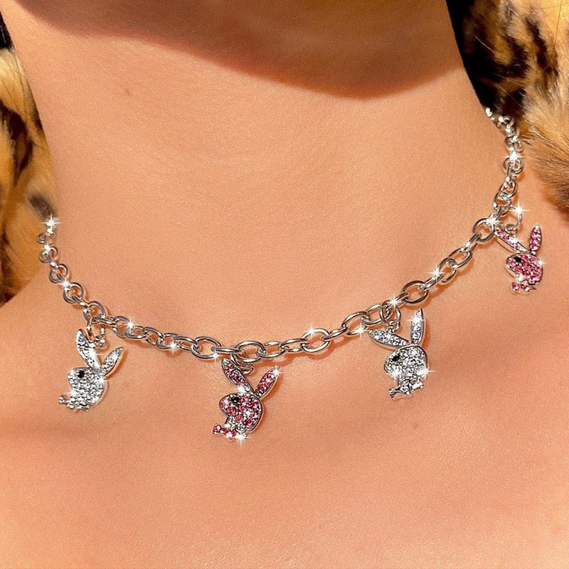 Playboy Bunny Necklace - Darlings Jewelry | Express Yourself Through Bling!